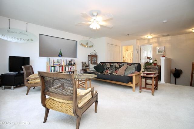 2 Dowing Ln, Jackson, NJ 08527 - carpeted living room featuring ceiling fan