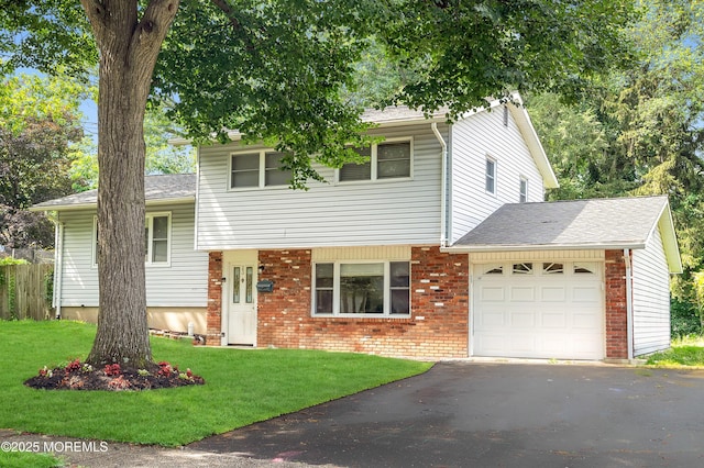 23 Montana Dr, Jackson, NJ 08527 - view of front facade with a garage, driveway, roof with shingles, and brick siding