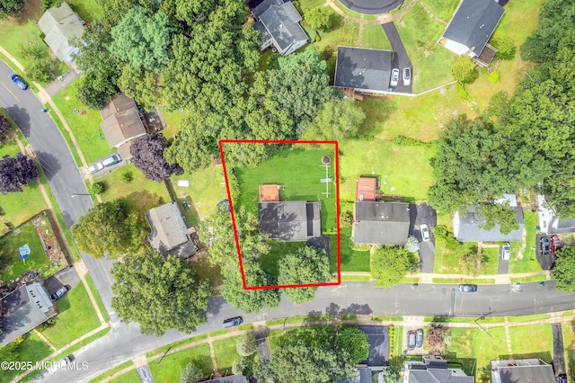 23 Montana Dr, Jackson, NJ 08527 - aerial perspective of suburban area with property parcel outlined