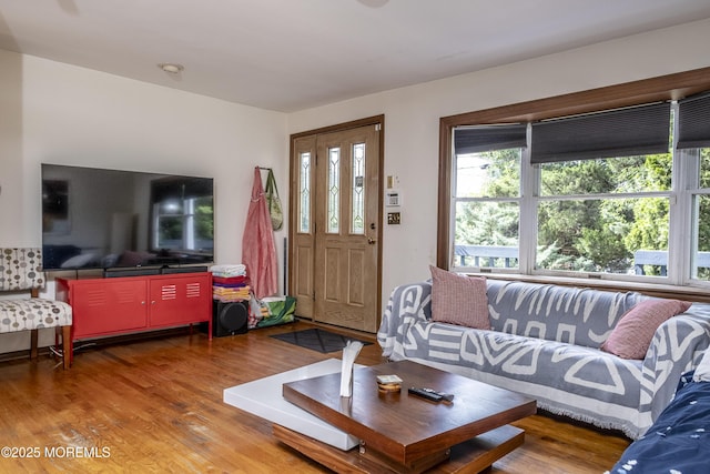 28 Florence Ave, Leonardo, NJ 07737 - living area with wood finished floors