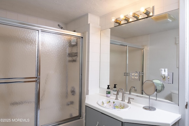 28 Florence Ave, Leonardo, NJ 07737 - full bathroom featuring vanity and bath / shower combo with glass door