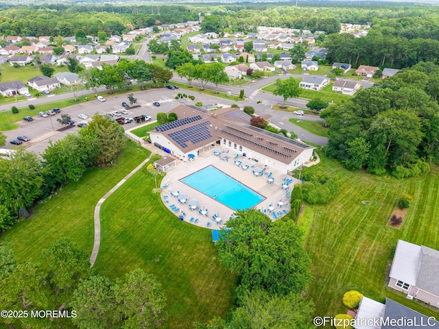 13 Everest Dr N, Brick, NJ 08724 - bird's eye view of a pool