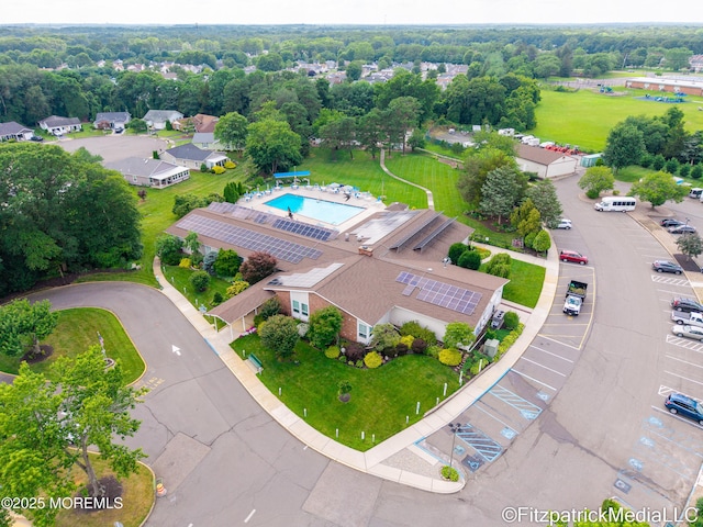 13 Everest Dr N, Brick, NJ 08724 - aerial view of a pool