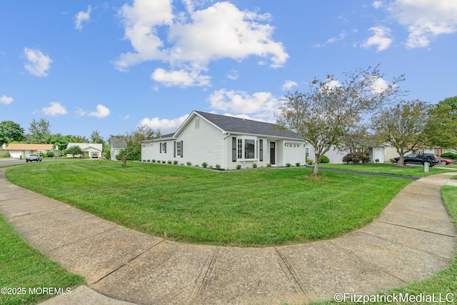 13 Everest Dr N, Brick, NJ 08724 - view of property exterior featuring an attached garage and a lawn