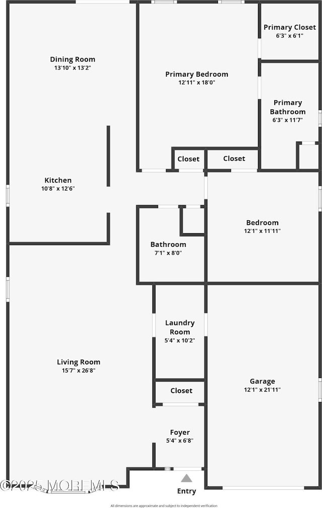 13 Everest Dr N, Brick, NJ 08724 - view of room layout