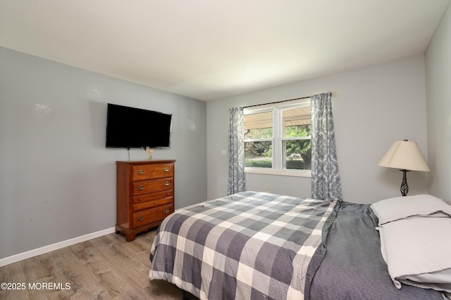 107 Seneca Lake Dr, Little Egg Harbor, NJ 08087 - bedroom with light wood-style flooring and baseboards