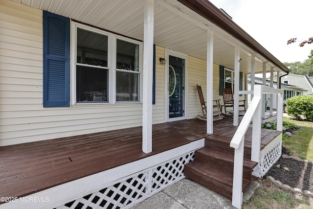 107 Seneca Lake Dr, Little Egg Harbor, NJ 08087 - view of porch