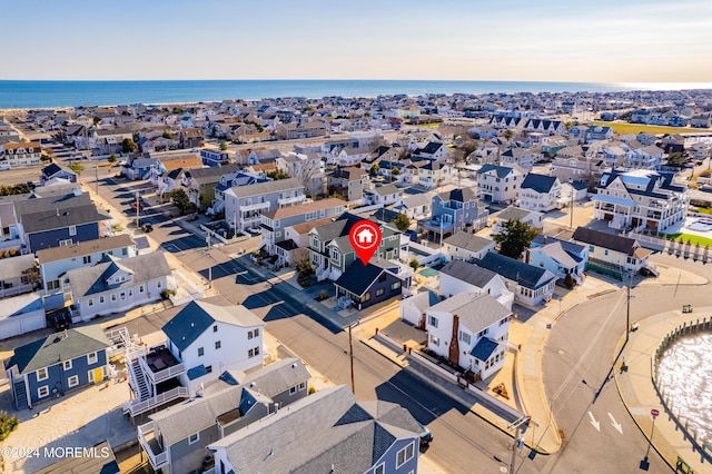 139 N St, Seaside Park, NJ 08752 - aerial perspective of suburban area featuring a nearby body of water