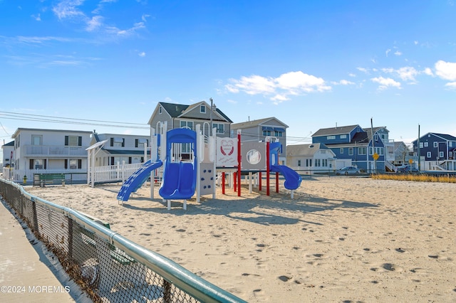 139 N St, Seaside Park, NJ 08752 - community jungle gym featuring a residential view