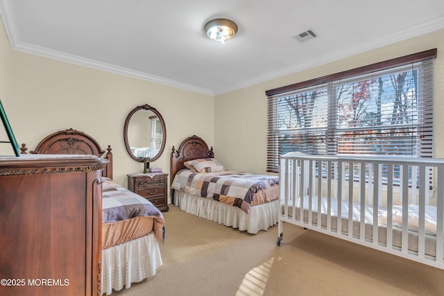 208 Imperial Ct, Lakewood, NJ 08701 - carpeted bedroom with crown molding