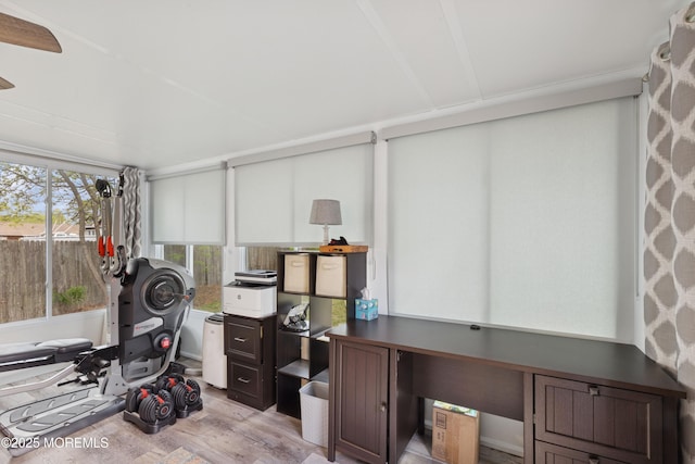 2015 Whitcomb Rd, Forked River, NJ 08731 - office area featuring light wood finished floors