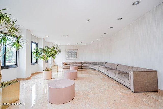 200 Winston Dr Unit 2921, Cliffside Park, NJ 07010 - living area with recessed lighting