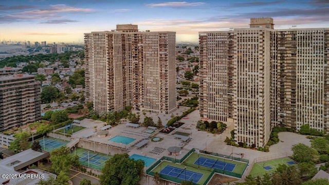 200 Winston Dr Unit 2921, Cliffside Park, NJ 07010 - view of property with a city view