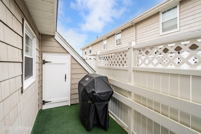 1301 SW Central Ave Unit A3, Seaside Park, NJ 08752 - view of patio / terrace featuring area for grilling and a storage unit