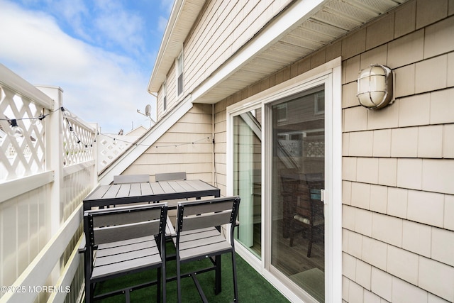 1301 SW Central Ave Unit A3, Seaside Park, NJ 08752 - balcony with outdoor dining area