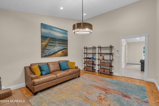 222 Bartley Rd, Jackson, NJ 08527 - living area featuring baseboards and recessed lighting