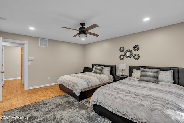 222 Bartley Rd, Jackson, NJ 08527 - bedroom featuring recessed lighting and a ceiling fan