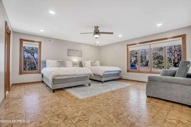222 Bartley Rd, Jackson, NJ 08527 - bedroom featuring recessed lighting and ceiling fan