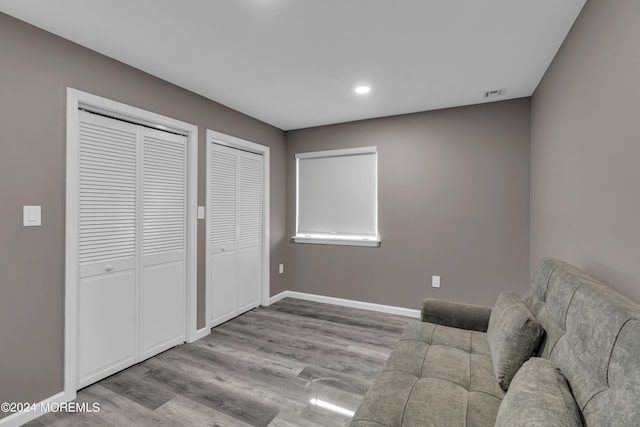 222 Bartley Rd, Jackson, NJ 08527 - living area with light wood-style floors and recessed lighting