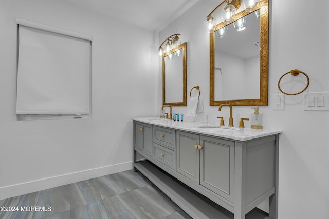 222 Bartley Rd, Jackson, NJ 08527 - bathroom featuring double vanity and baseboards