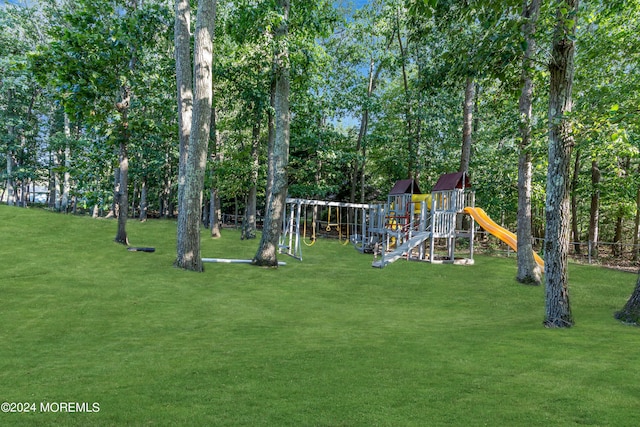 222 Bartley Rd, Jackson, NJ 08527 - view of playground featuring a lawn