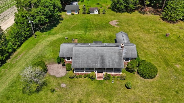 view from above of property