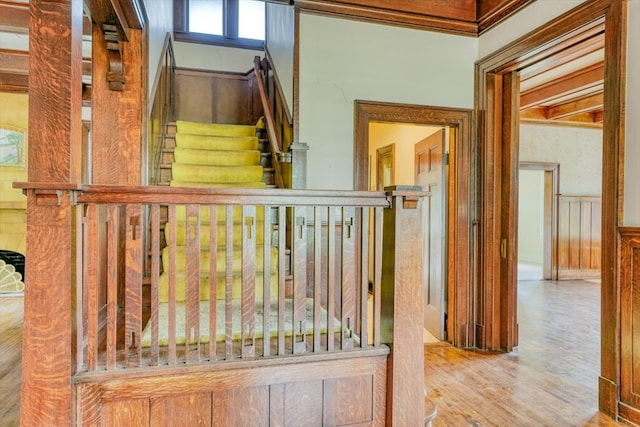 902 SE 2nd St, Moultrie, GA 31776 - stairs featuring wood finished floors