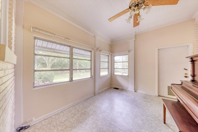 902 SE 2nd St, Moultrie, GA 31776 - unfurnished room with ceiling fan and baseboards
