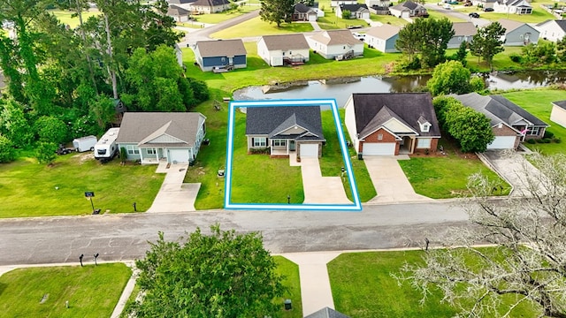 314 Grove Pointe Dr, Thomasville, GA 31792 - aerial view of residential area with a large body of water