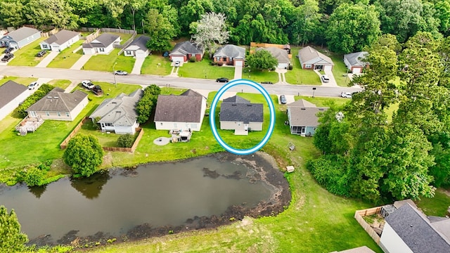 314 Grove Pointe Dr, Thomasville, GA 31792 - aerial view of residential area with a large body of water