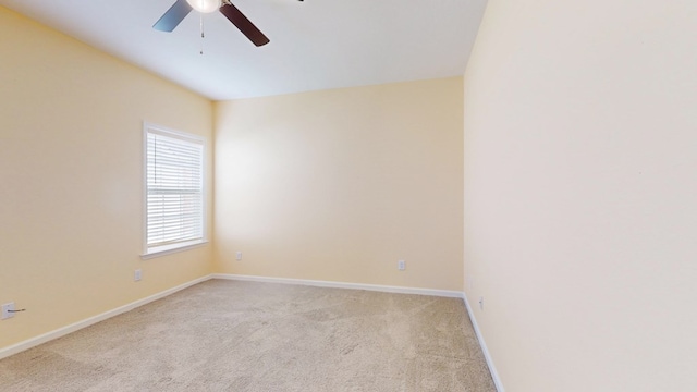 314 Grove Pointe Dr, Thomasville, GA 31792 - empty room with a ceiling fan, light carpet, and baseboards