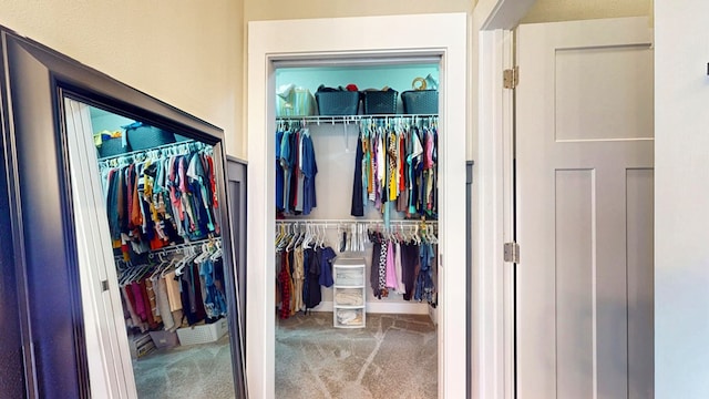 view of closet