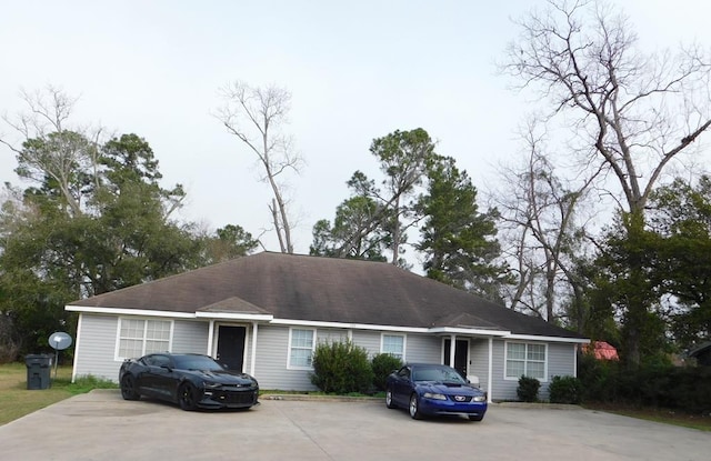 view of ranch-style home