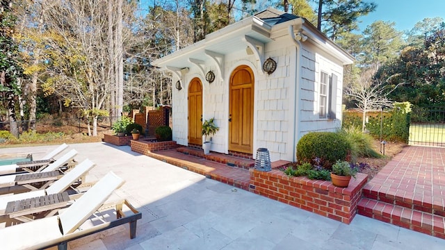 view of outbuilding