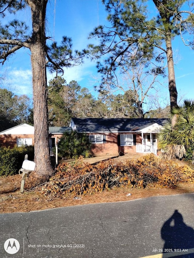 view of front of home