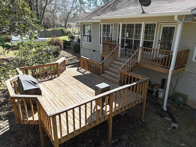 view of deck