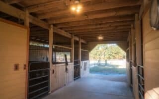 view of stable