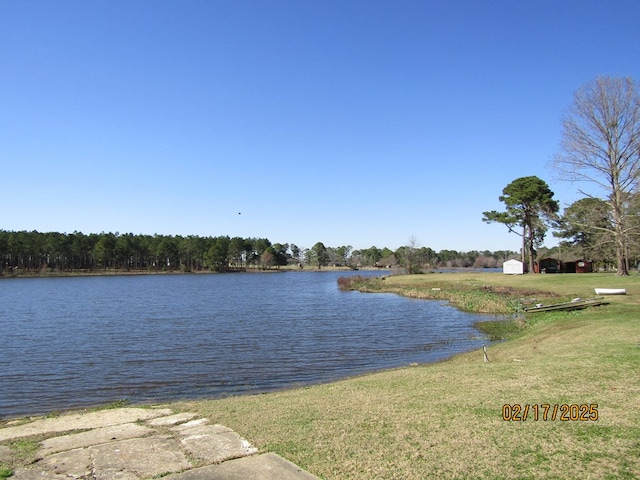 property view of water