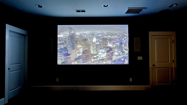 view of home theater room