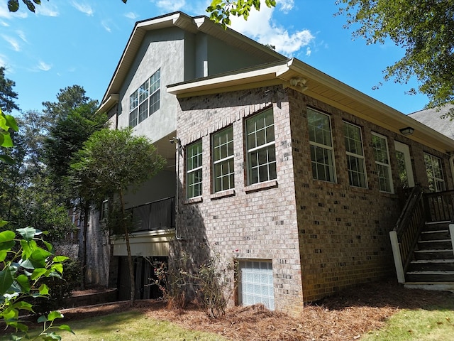 view of side of property