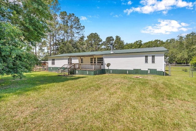 157 Quail Rdg, Moultrie, GA 31788 - back of house featuring a deck