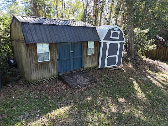 view of outbuilding