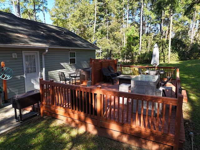 view of deck