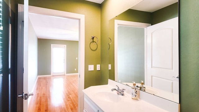200 Sawgrass Ln, Thomasville, GA 31757 - bathroom with vanity and wood finished floors