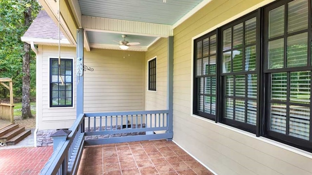 200 Sawgrass Ln, Thomasville, GA 31757 - covered porch with a ceiling fan