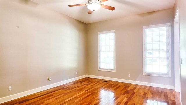 200 Sawgrass Ln, Thomasville, GA 31757 - empty room featuring a ceiling fan and wood finished floors