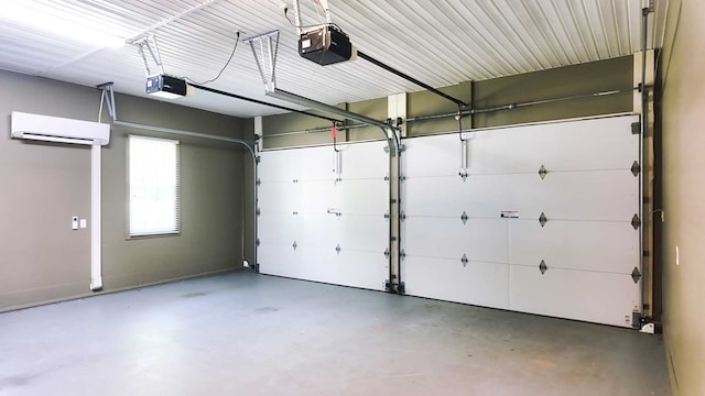 200 Sawgrass Ln, Thomasville, GA 31757 - garage featuring a wall mounted air conditioner and a garage door opener