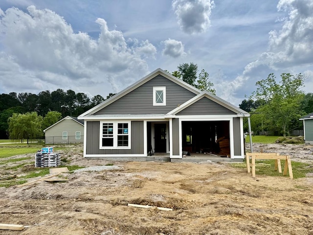 view of front of property