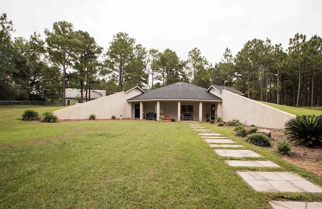 6715 Stewart Rd, Ochlocknee, GA 31773 - back of property featuring stucco siding