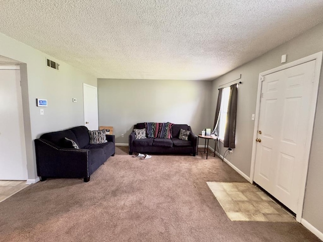 1197 Jo Ree St, Valdosta, GA 31601 - living room featuring carpet flooring and a textured ceiling